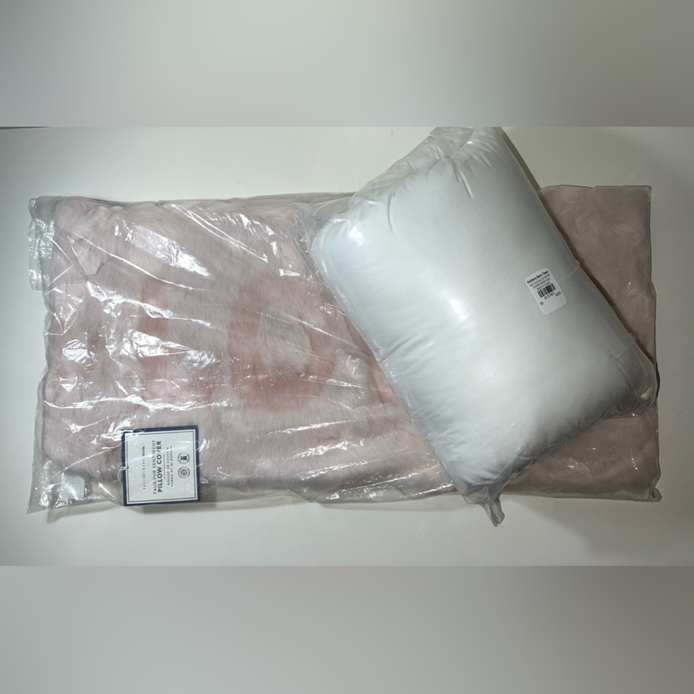 pottery barn heart pillow case with pillow